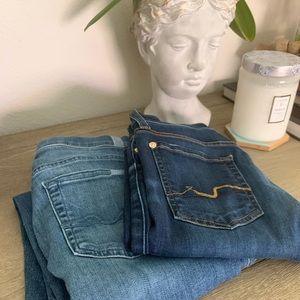 BUNDLE....Two pair of 7 for all man kind jeans.